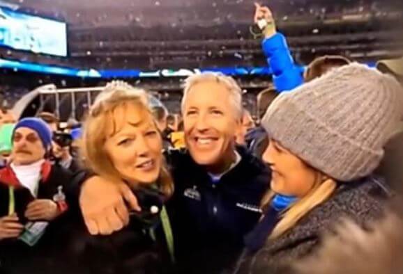 Mike Davern in-laws Pete Carroll and Glena Goranson.